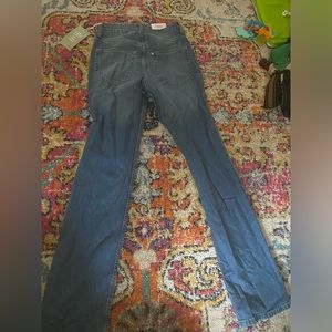 Flared straight leg vintage jeans
